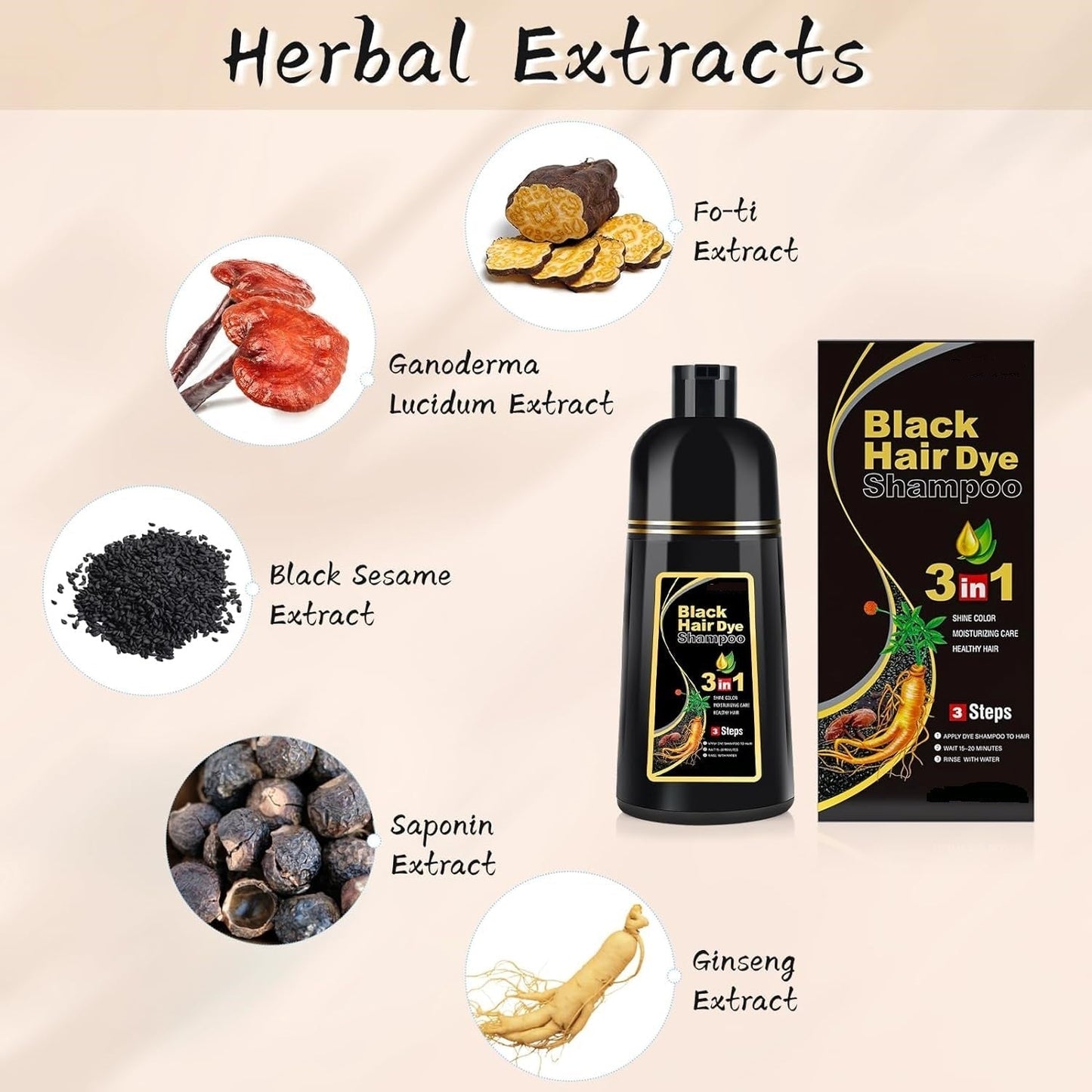 Hair Dye Shampoo (100ml)